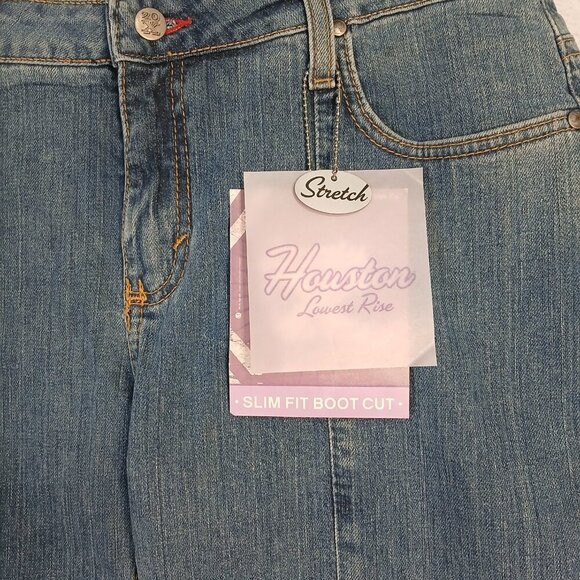 WOMENS HOUSTON LOWEST RISE TWENTY X JEANS, SLIM FIT BOOT CUT, SIZE 11/12 NWT - Picture 8 of 12